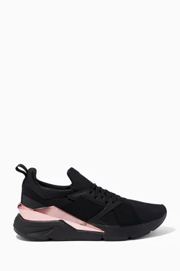 Feel bad common sense magnification Shop Puma Black Muse X5 Sneakers in Lycra Textile for WOMEN | Ounass Oman