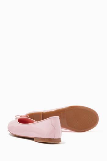 hover state of Patent Leather Ballerina Flats   
