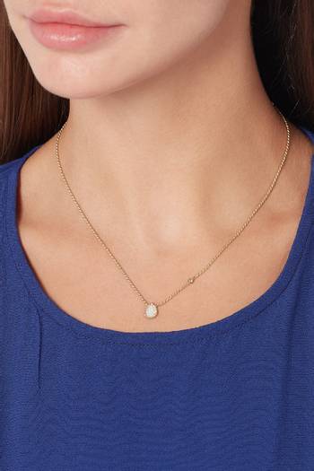 hover state of Serpent Bohème XS Mother-Of-Pearl Pendant Necklace
