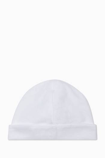 hover state of Linen Leaves Beanie   