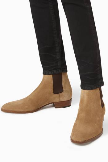 hover state of Wyatt Chelsea Boots in Suede     