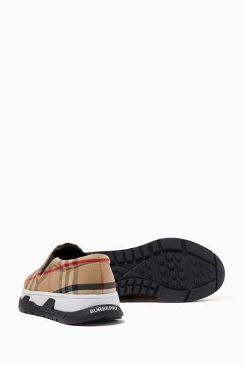 hover state of Slip-on Sneakers in Vintage Check Cotton  