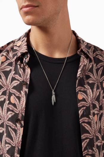 hover state of Feathers Chain Necklace   