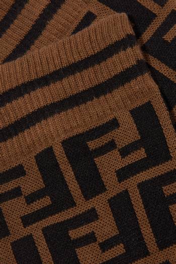 hover state of FF Intarsia Socks in Cotton Terry    