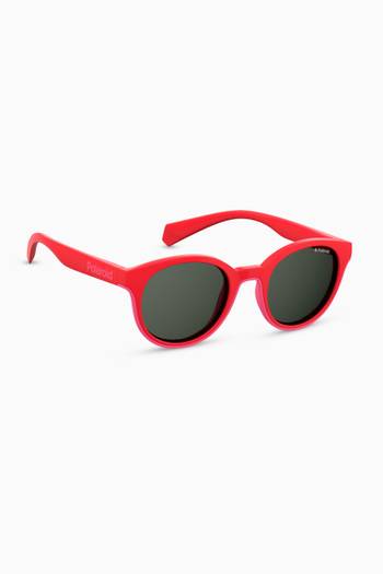hover state of 8036/S Round Sunglasses in Polycarbonate      