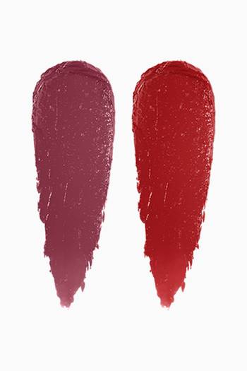 hover state of Mini Luxe Lip Color Duo – Hibiscus & Parisian Red