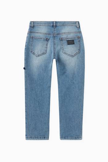 hover state of Back to School Boyfriend Jeans in Stretch Denim  