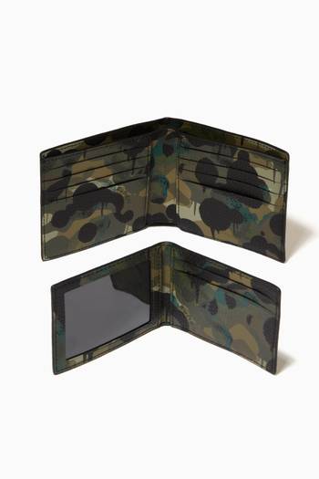 hover state of 3-in-1 Wallet in Camo Print Leather       