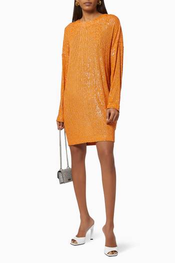 hover state of Oversized Alexandra Sequins Dress  