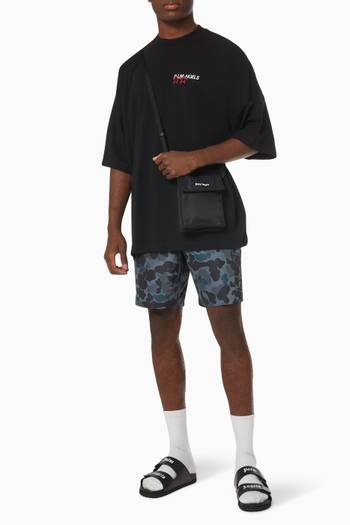hover state of Camo Swim Shorts in Technical Fabric  