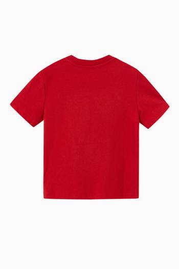 hover state of Holiday Polo Bear T-shirt in Cotton Jersey   