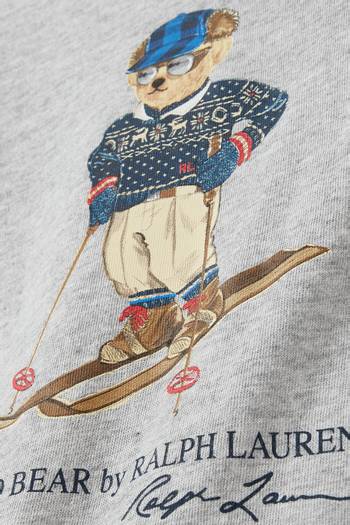 hover state of Ski Polo Bear T-shirt in Cotton Jersey  