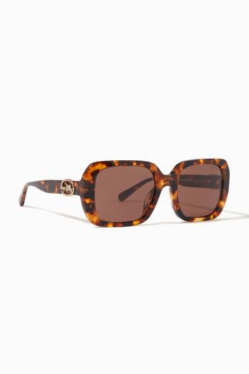 hover state of Square Sunglasses in Acetate   