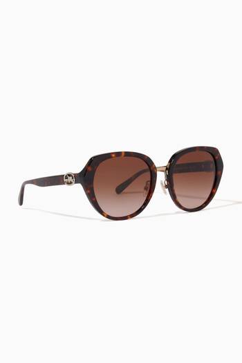 hover state of Round Sunglasses in Acetate    