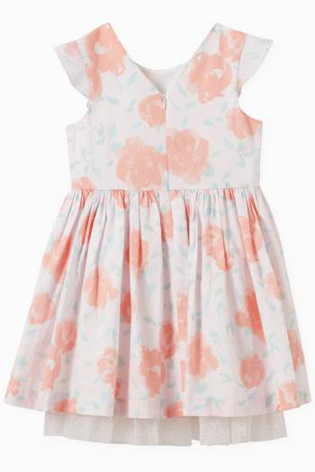 hover state of Dress in Floral Cotton Poplin 