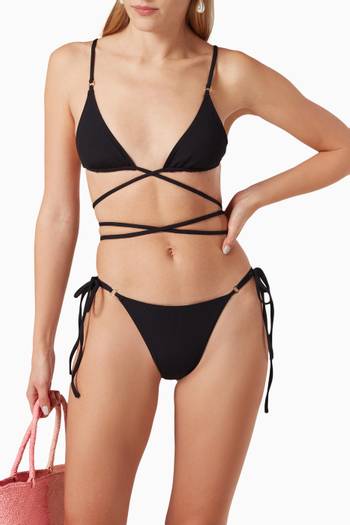 hover state of Talise Bikini Bottoms in ECONYL®  