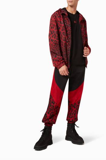 hover state of Hot Animalier Oversize Trackpants in Technical Nylon   