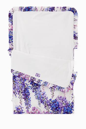 hover state of Wisteria Print Sleeping Bag
