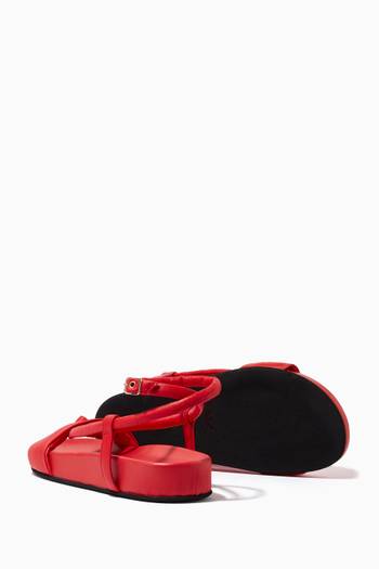 hover state of Connected Strap Sandals in Nappa Leather 