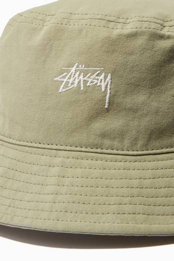 hover state of Logo Bucket Hat in Canvas 