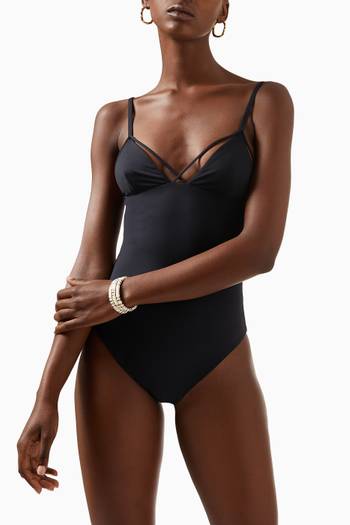 hover state of Elevated Essentials Triangle Swimsuit   