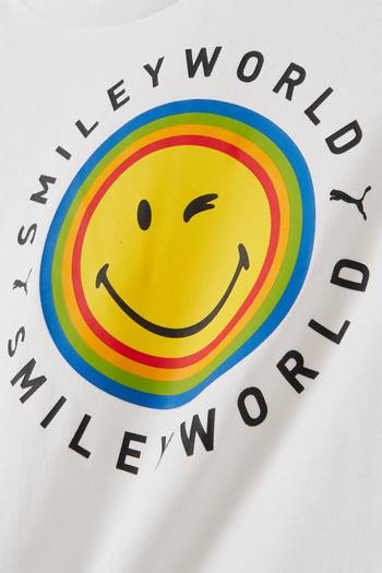 hover state of Smiley World T-Shirt in Cotton  