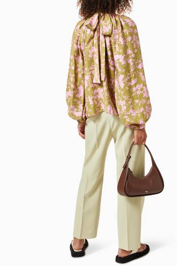 hover state of Corinne Floral Blouse in LENZING™ Modal    