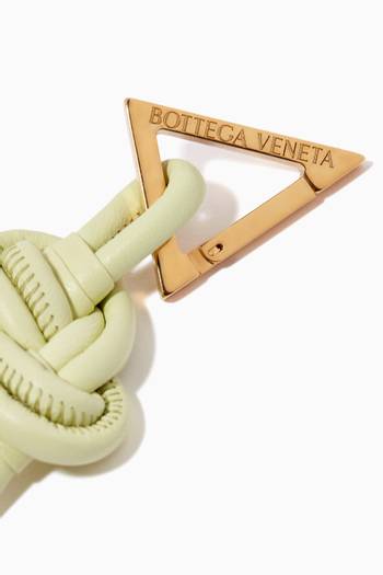 hover state of Knotted Key Ring in Nappa  