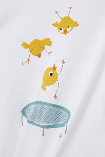 hover state of Trampoline T-shirt in Cotton  