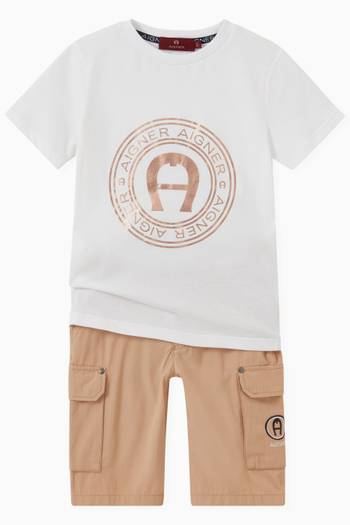 hover state of Logo T-shirt in Cotton  