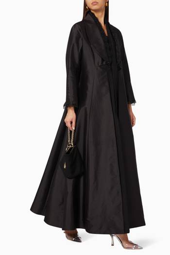hover state of A-Line Lapel Abaya  
