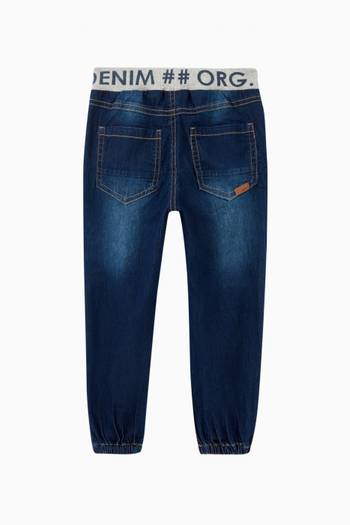 hover state of Bob Baggy Fit Denim Jeans in Cotton Blend 
