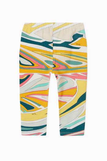 hover state of Lance Print Leggings in Stretch Jersey