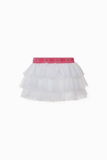 hover state of Logomania Tutu Skirt in Tulle    