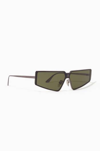 hover state of Rectangle Sunglasses in Metal  