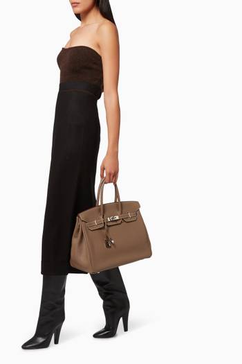 hover state of Birkin 35 Togo Tote Bag in Leather