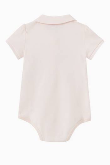 hover state of Polo Bodysuit in Cotton Pique