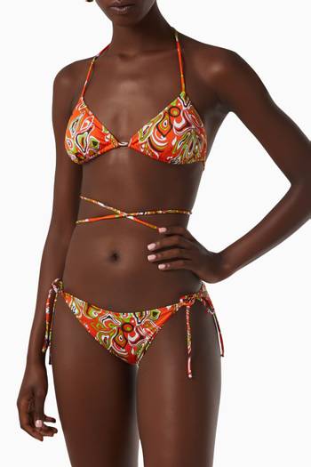 hover state of Africana Print Bikini Set 