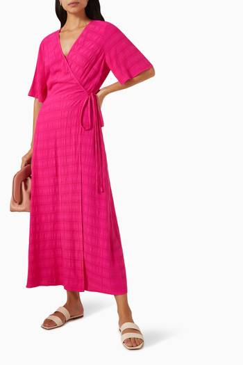 hover state of Yasemo Wrap Dress in Livaeco Viscose