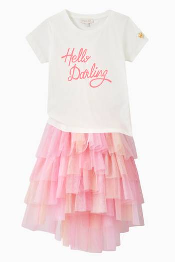 hover state of Fruit Salad Skirt in Tulle