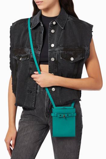 hover state of Slim B-Tracollina Crossbody Bag