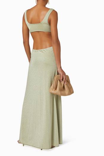hover state of Ky Maxi Dress in Lurex Knit  