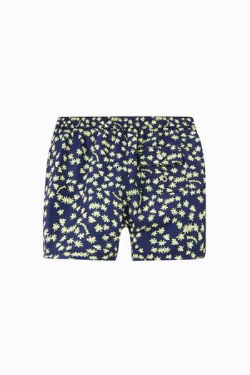 hover state of Niagara Star Print Shorts in Polyester