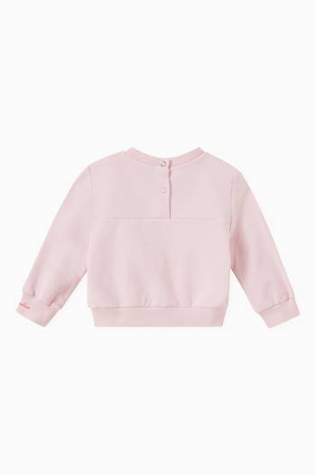 hover state of Marie Sequin Embellished Sweatshirt in Cotton 