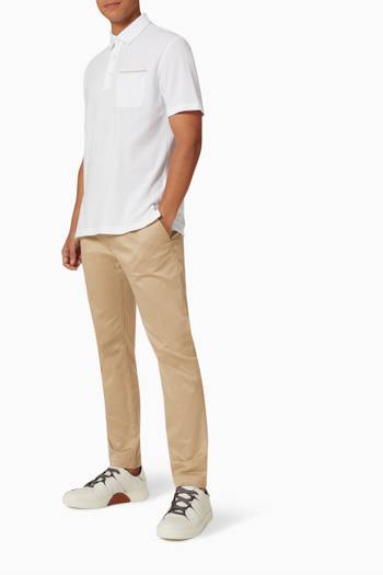 hover state of Short Sleeve Polo T-shirt in Cotton Piquet 