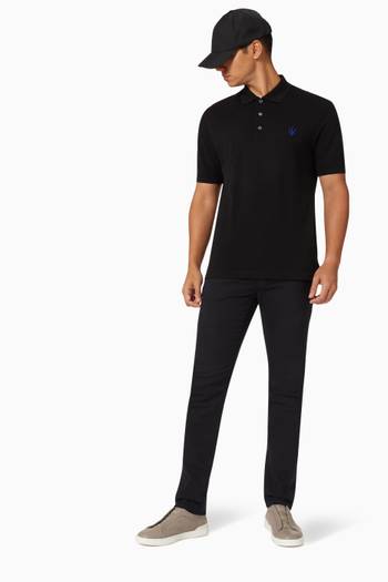 hover state of Maserati Polo T-shirt in Cotton Piquet     