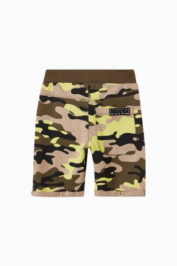 hover state of Vermo Camouflage Print Shorts 