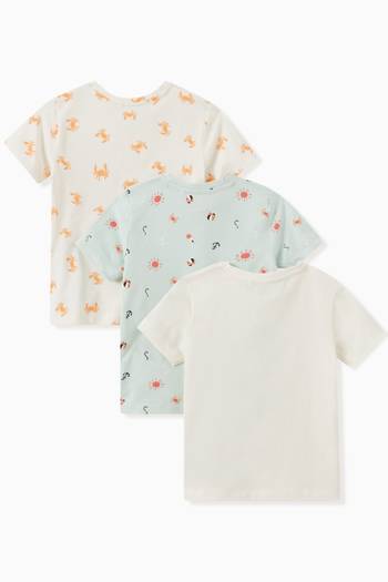 hover state of Joe T-shirts in Organic Cotton Jersey, Set of 3  