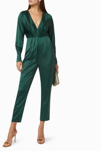 hover state of Liberty Jumpsuit in Satin