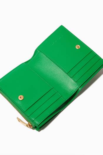 hover state of Bi-fold Wallet in Intrecciato Nappa Leather